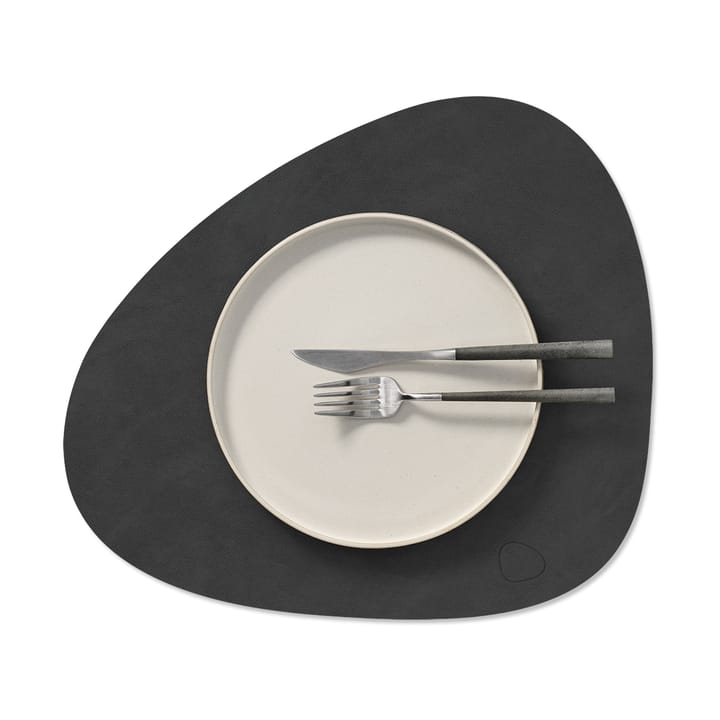 Nupo placemat curve M, Black LIND DNA