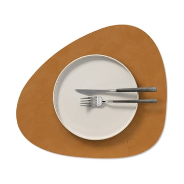 Nupo placemat curve M - Burned curry - LIND DNA