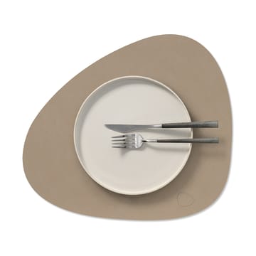 Nupo placemat curve M - Clay brown - LIND DNA