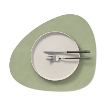 Nupo placemat curve M - Olive green - LIND DNA