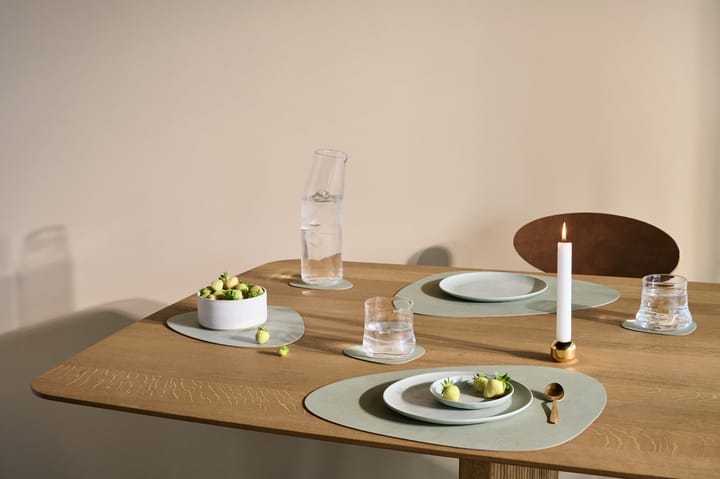 Nupo placemat curve S, Olijfgroen LIND DNA