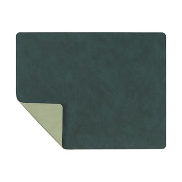 Nupo placemat keerbaar square L 1 St. - Dark green-olive green - LIND DNA