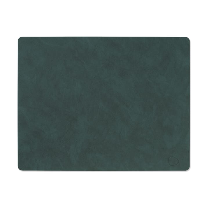 Nupo placemat keerbaar square L 1 St., Dark green-olive green LIND DNA