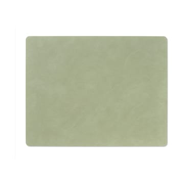 Nupo placemat keerbaar square L 1 St. - Dark green-olive green - LIND DNA