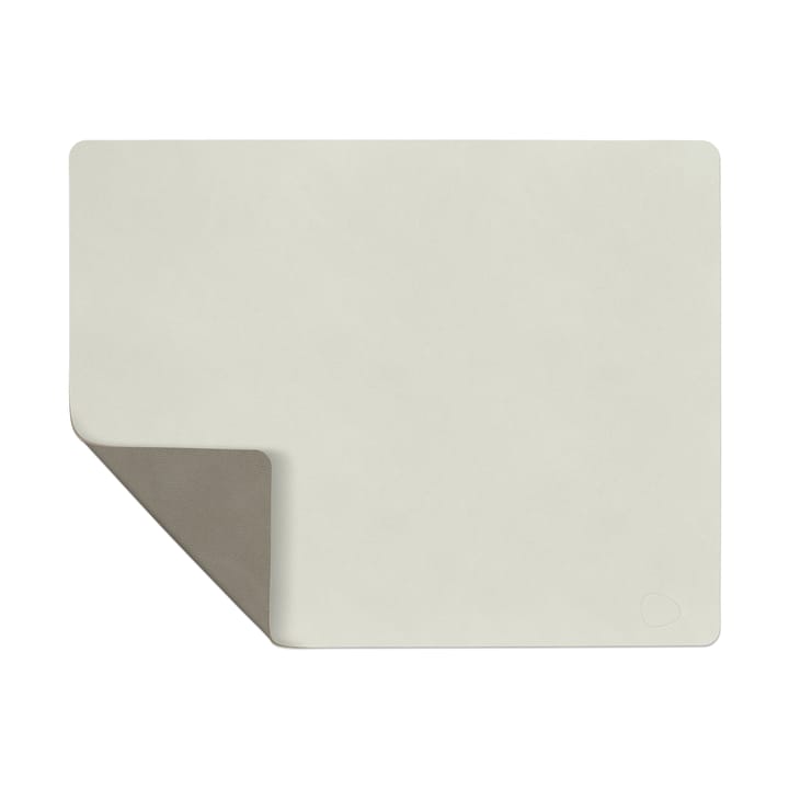 Nupo placemat keerbaar square L 1 St. - Linen-Flint grey - LIND DNA