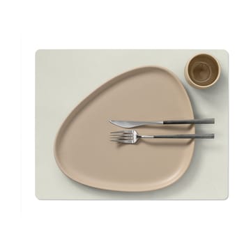 Nupo placemat keerbaar square L 1 St. - Linen-Flint grey - LIND DNA