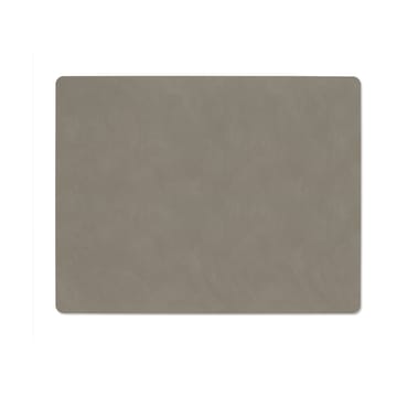 Nupo placemat keerbaar square L 1 St. - Linen-Flint grey - LIND DNA