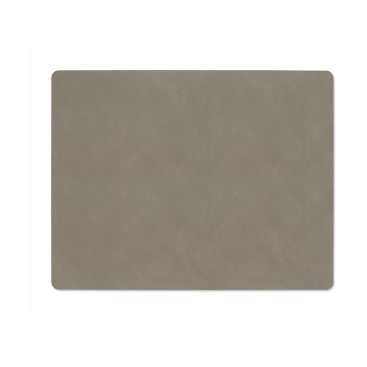 Nupo placemat keerbaar square L 1 St., Linen-Flint grey LIND DNA