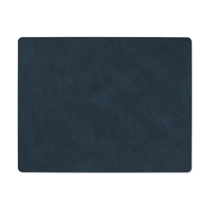 Nupo placemat keerbaar square L 1 St., Midnight blue-petrol LIND DNA