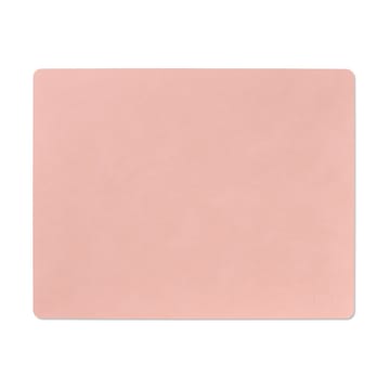 Nupo placemat keerbaar square L 1 St. - roze-lichtgrijs - LIND DNA