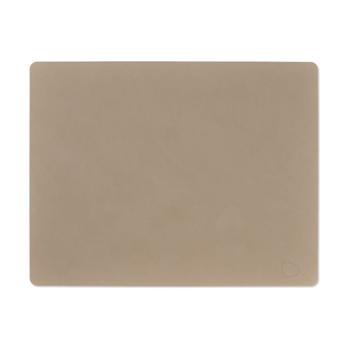 Nupo placemat square L - Clay brown - LIND DNA