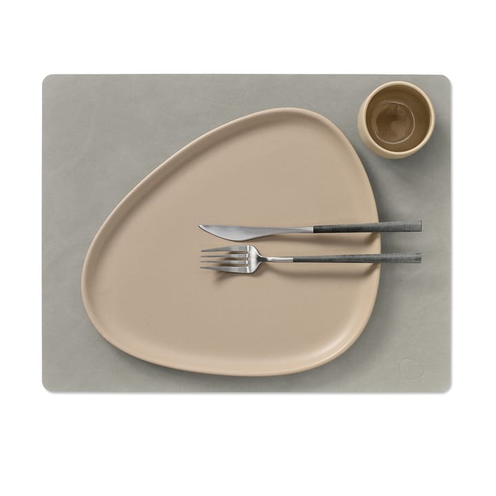 Nupo placemat square L, lichtgrijs LIND DNA