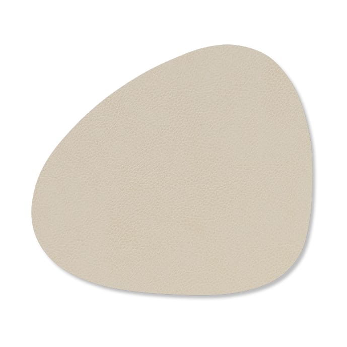 Serene glasonderzetter curve 11x13 cm - Cream - LIND DNA