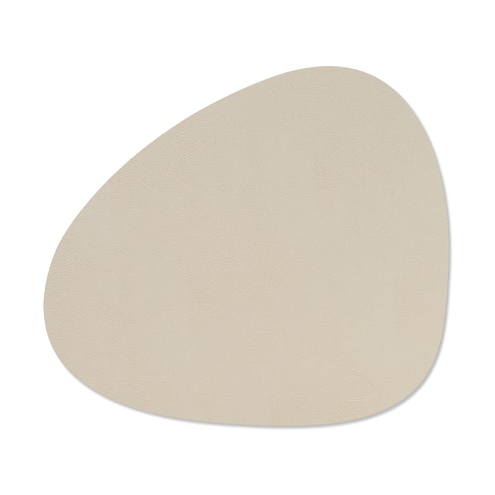 Serene placemat curve M - Cream - LIND DNA