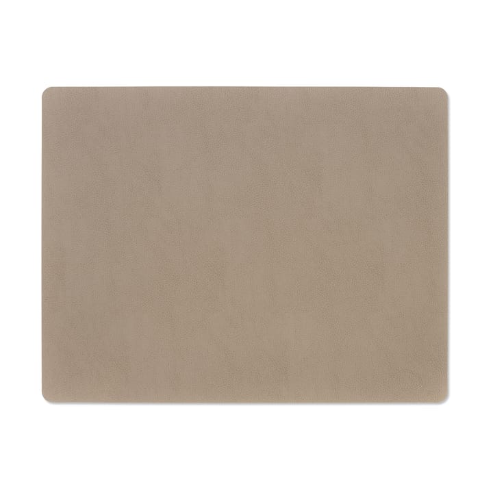 Serene placemat square L 35x45 cm - Mole Grey - LIND DNA