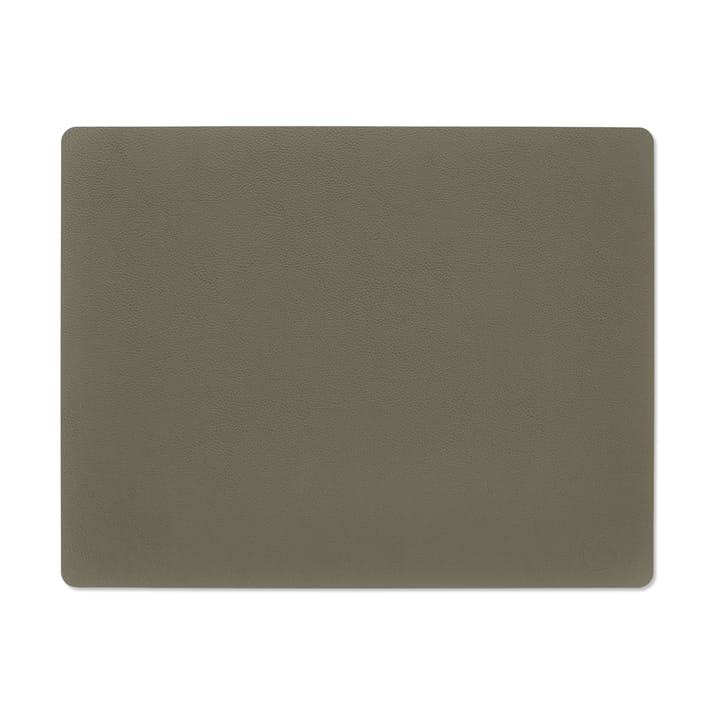 Serene placemat square L 35x45 cm - Moss - LIND DNA