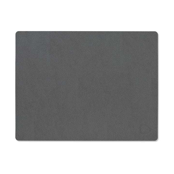 Serene placemat square M 26,5x34,5 cm - Anthracite - LIND DNA