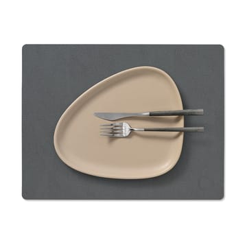 Serene placemat square M 26,5x34,5 cm - Anthracite - LIND DNA