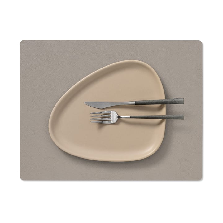 Serene placemat square M 26,5x34,5 cm, Ash LIND DNA