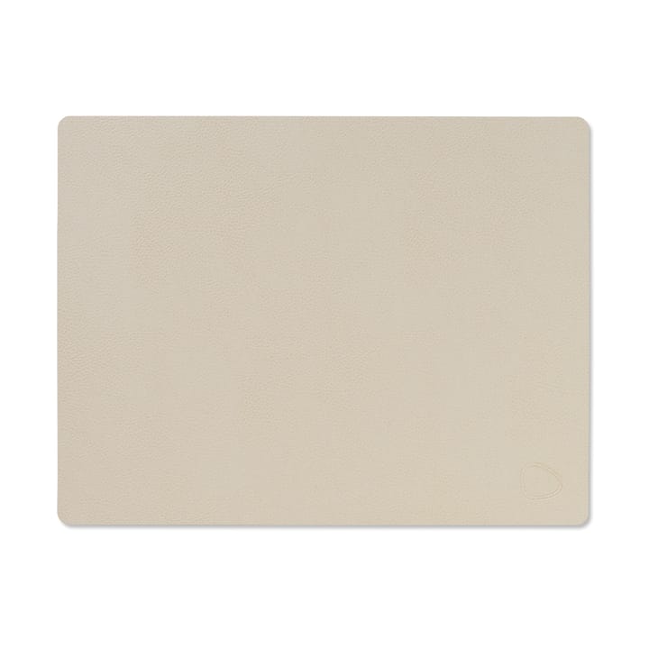 Serene placemat square M 26,5x34,5 cm - Cream - LIND DNA