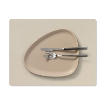 Serene placemat square M 26,5x34,5 cm - Cream - LIND DNA