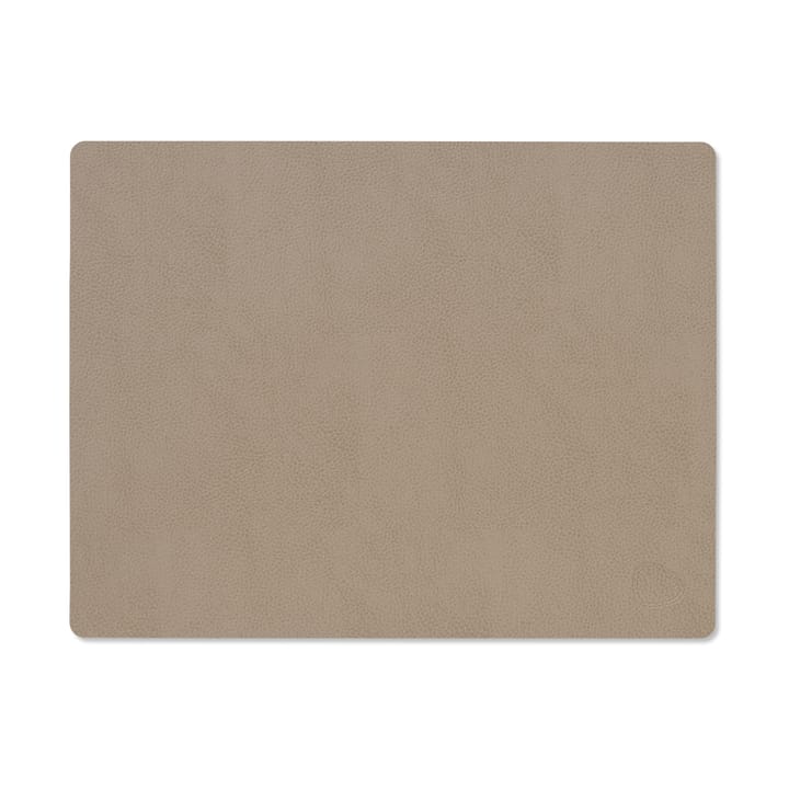 Serene placemat square M 26,5x34,5 cm - Mole Grey - LIND DNA