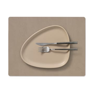 Serene placemat square M 26,5x34,5 cm - Mole Grey - LIND DNA