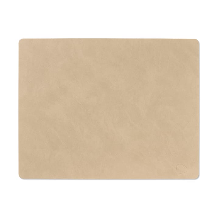 Square Nupo placemat 35x45 cm - zand - LIND DNA