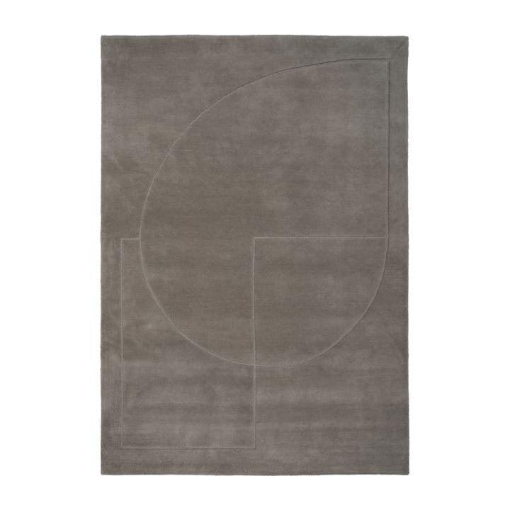 Lineal Poem wollen vloerkleed - Grey, 250x350 cm - Linie Design