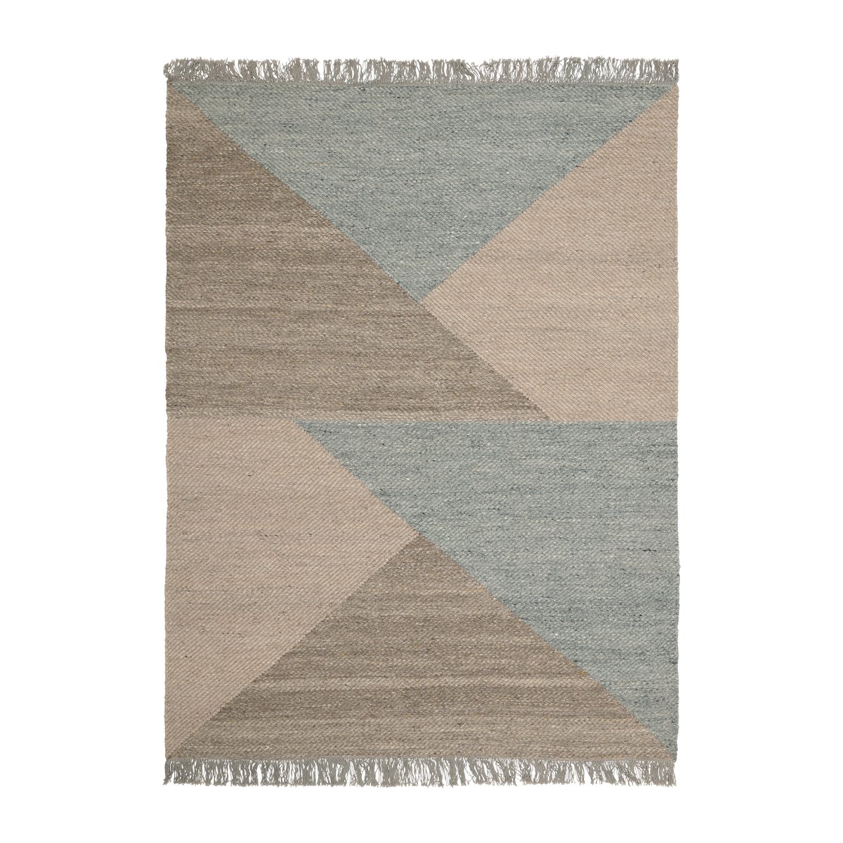 Linie Design Skuld wollen vloerkleed Beige, 140x200 cm