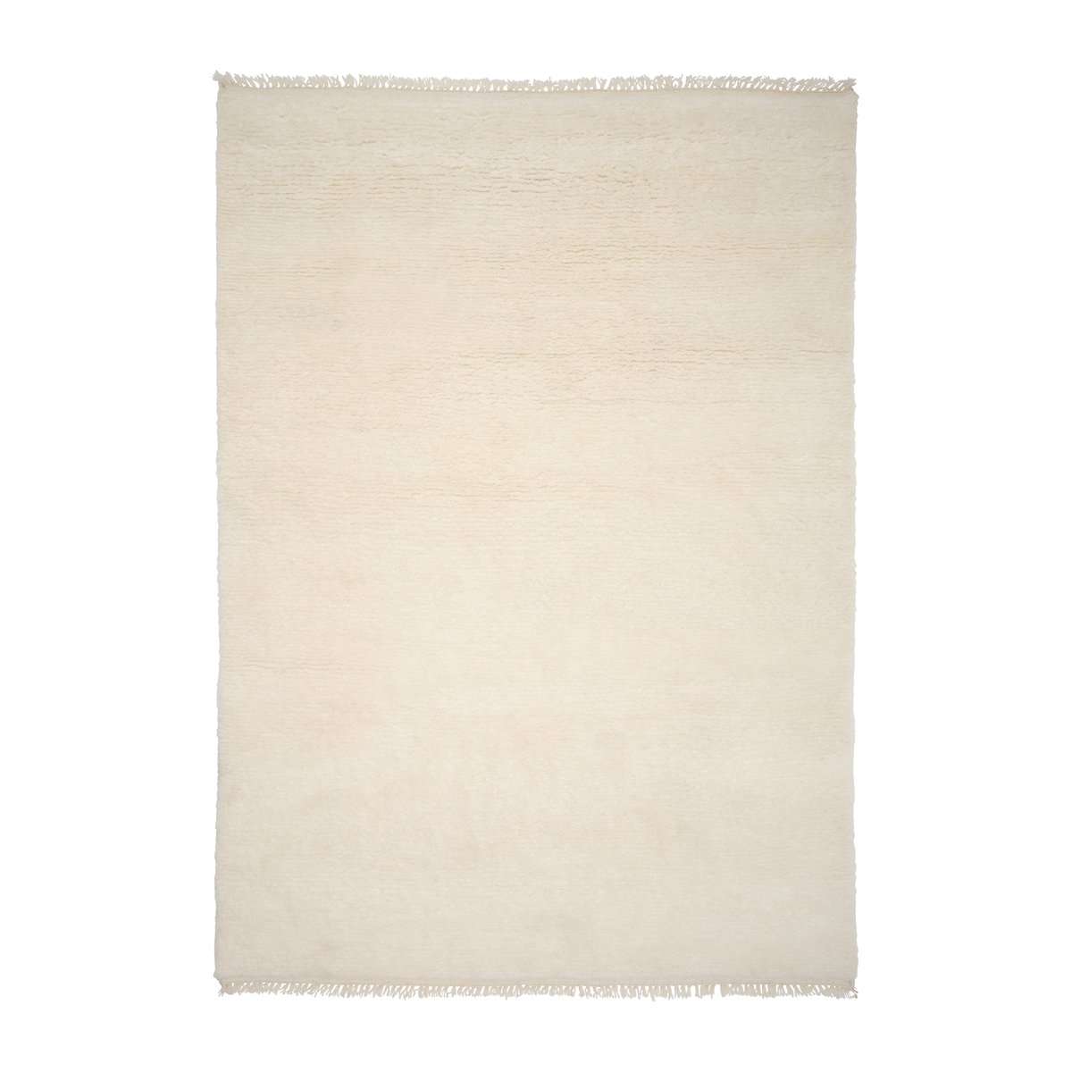 Linie Design Soft Savannah wollen vloerkleed White, 140x200 cm