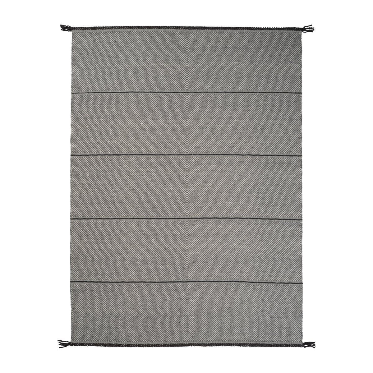 Linie Design Vision Walk wollen vloerkleed 140x200 cm Stone-grey