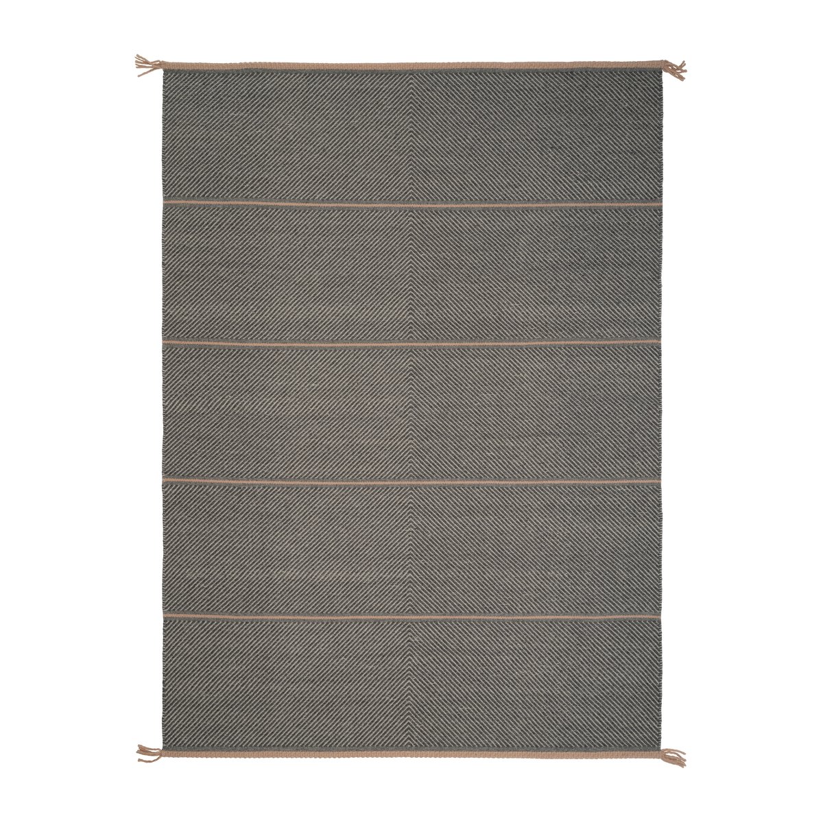 Linie Design Vision Walk wollen vloerkleed 200x300 cm Grey-rose