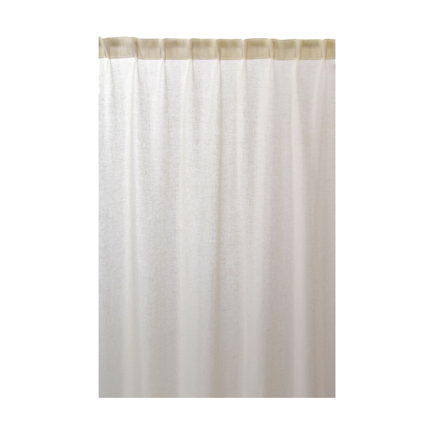 Intermezzo gordijn, Romig beige Linum