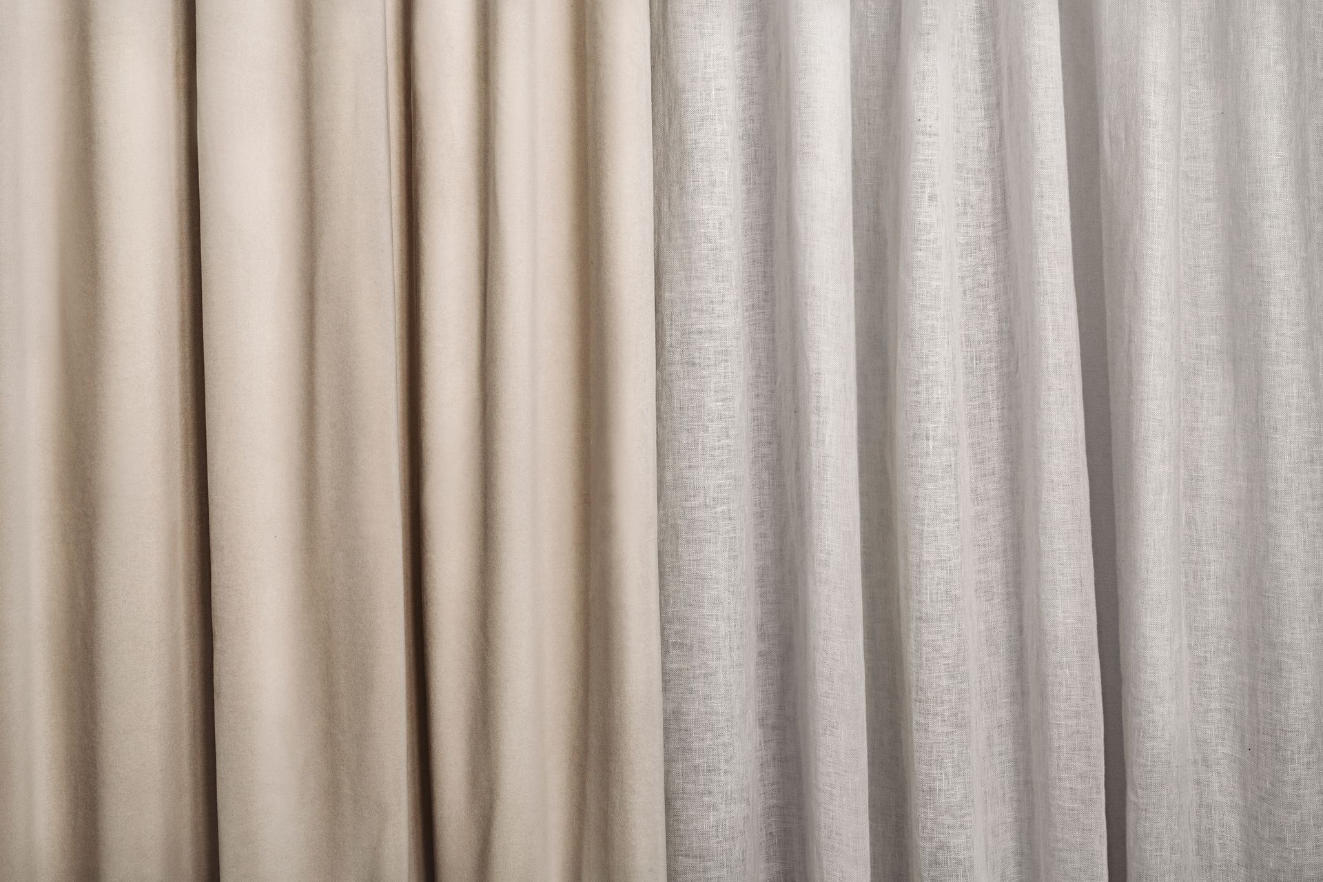 Intermezzo gordijn, Romig beige Linum