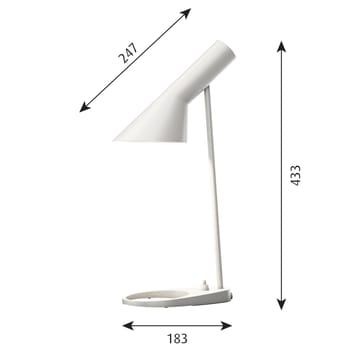 AJ MINI tafellamp - Wit - Louis Poulsen