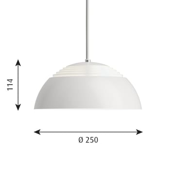 AJ Royal hanglamp 2700K Ø25 cm - Wit - Louis Poulsen