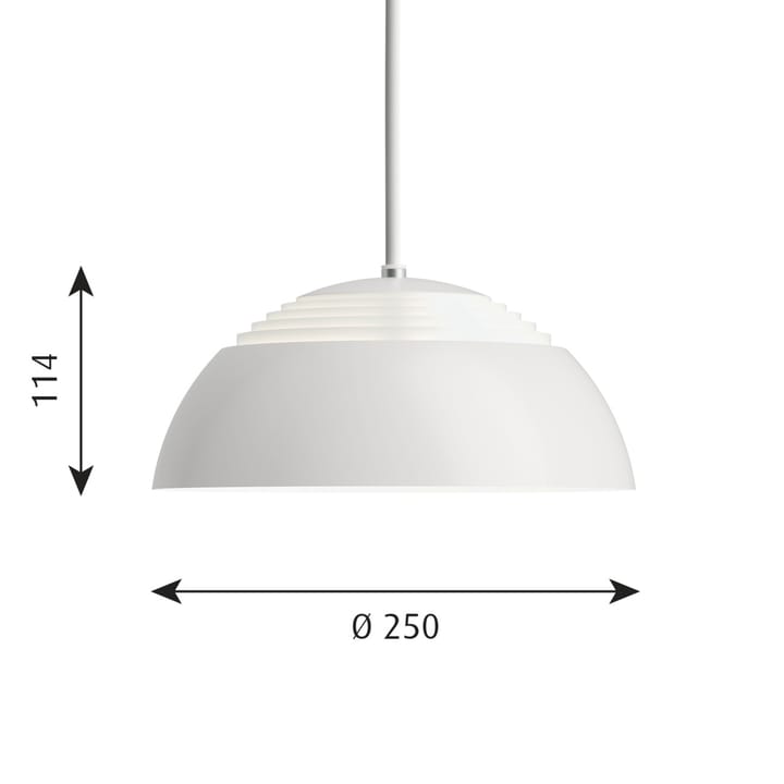 AJ Royal hanglamp 2700K Ø25 cm, Wit Louis Poulsen