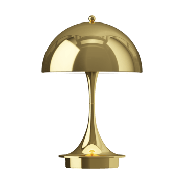 Panthella 160 Portable v3 tafellamp - Brass metallised - Louis Poulsen