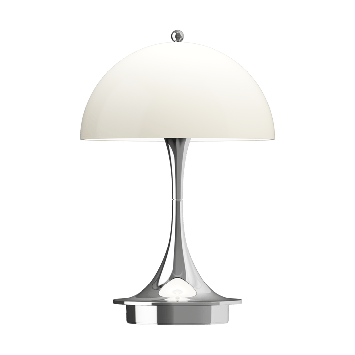 Panthella 160 Portable v3 tafellamp - Chrome opal beige - Louis Poulsen