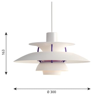 PH 5 MINI hanglamp - Klassiek wit - Louis Poulsen