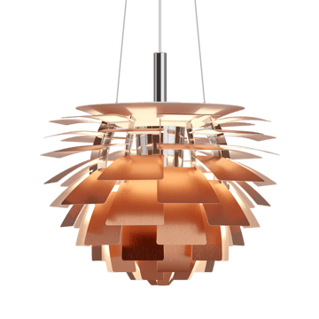 PH Artichoke hanglamp E27 5,5 m snoer - Koper, Ø72 cm - Louis Poulsen