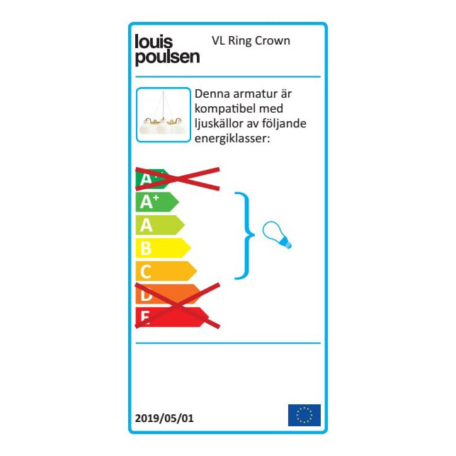 VL Ring Crown 3-5-7 hanglamp, 5 Louis Poulsen