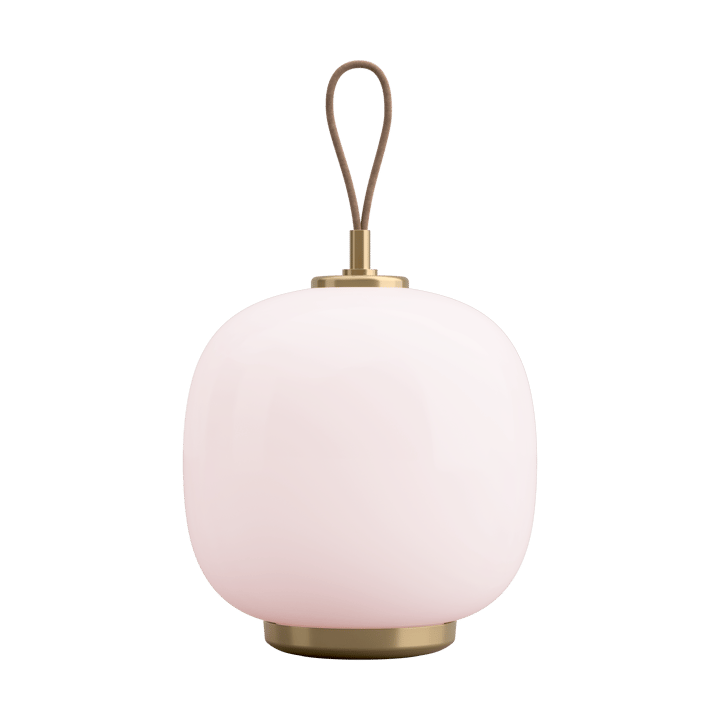 VL45 Radiohus draagbare lamp Ø17,5 cm - Brass-pale rose glass - Louis Poulsen