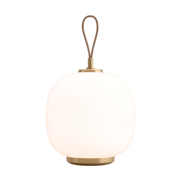 VL45 Radiohus draagbare lamp Ø17,5 cm - Brass-pale rose glass - Louis Poulsen