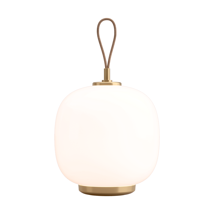 VL45 Radiohus draagbare lamp Ø17,5 cm, Brass-pale rose glass Louis Poulsen