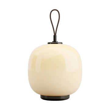 VL45 Radiohus draagbare lamp Ø17,5 cm - Brass-pale yellow glass - Louis Poulsen