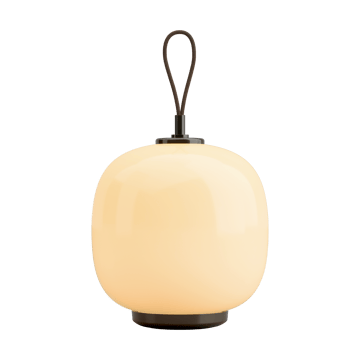 VL45 Radiohus draagbare lamp Ø17,5 cm - Brass-pale yellow glass - Louis Poulsen