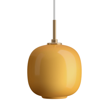 VL45 Radiohus hanglamp Ø17,5 cm - Brass-amber glass - Louis Poulsen