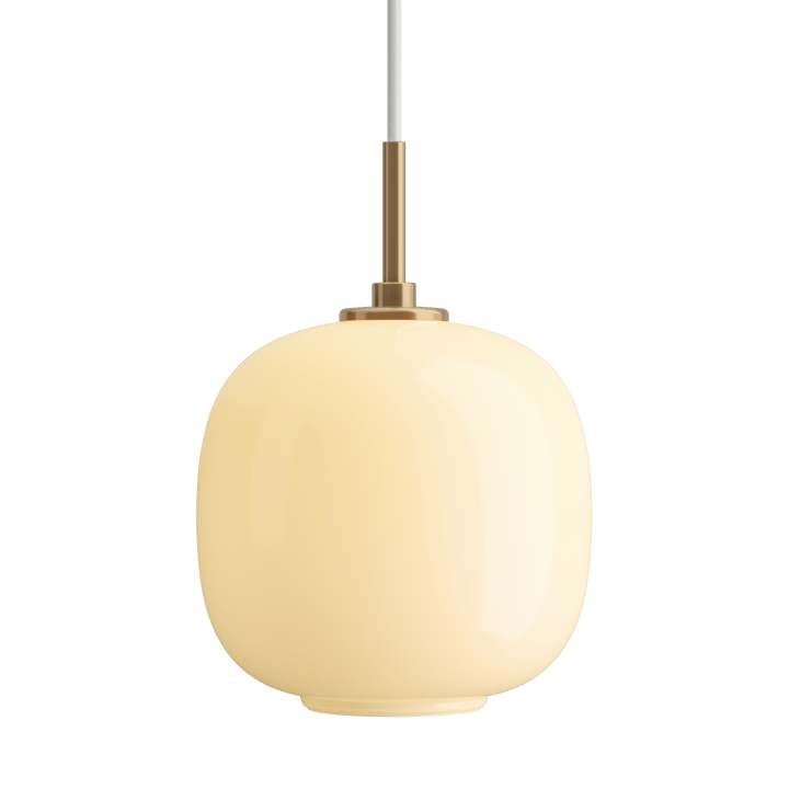 VL45 Radiohus hanglamp Ø17,5 cm - Brass-pale yellow glass - Louis Poulsen